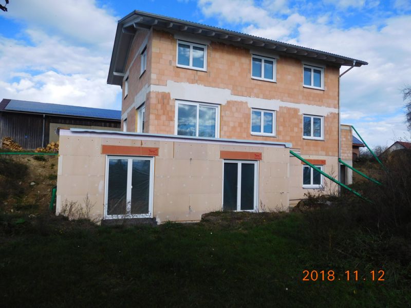 Neubau eines Wohnhauses mit Garage