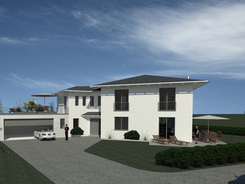 Neubau eines Wohnhauses mit Garage