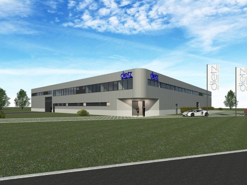 Neubau einer  Produktionshalle mit Verwaltungsbereich